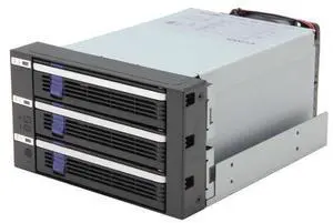 ICY DOCK MB153SP-B | 3 x 2.5"/3.5" SATA/SAS Hard Drive Backplane Cage in 2X External 5.25" Bay | FatCage ICY DOCK MB153SP-B | 3 x 2.5"/3.5" SATA/SAS Hard Drive Backplane Cage in 2X External 5.25" Bay | FatCage