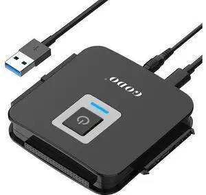 SATA/IDE to USB 3.0 Adapter, IDE Hard Drive Adapter Kit, SATA Cable Converter for 2.5/3.5 inch IDE and SATA HDD/SSD, 5.25" CD-ROM/DVD-ROM, Include 12V/2A Power Adapter SATA/IDE to USB 3.0 Adapter, IDE Hard Drive Adapter Kit, SATA Cable Converter for 2.5/3.5 inch IDE and SATA HDD/SSD, 5.25" CD-ROM/DVD-ROM, Include 12V/2A Power Adapter