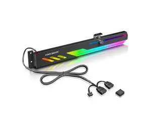 COOLMOON GT8 Graphics Card Bracket 5V ARGB Synchronous Horizontal Chassis Decoration GPU Support VGA Holder Video Card Stand(Black) giyqxHw COOLMOON GT8 Graphics Card Bracket 5V ARGB Synchronous Horizontal Chassis Decoration GPU Support VGA Holder Video Card Stand(Black) giyqxHw