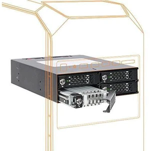 ICY DOCK 4 x 2.5 SAS/SATA HDD/SSD Mobile Rack Enclosure for 5.25" Bay (with Keylock) | ToughArmor MB994SK-1B (MB994SK-1B) ICY DOCK 4 x 2.5 SAS/SATA HDD/SSD Mobile Rack Enclosure for 5.25" Bay (with Keylock) | ToughArmor MB994SK-1B (MB994SK-1B)