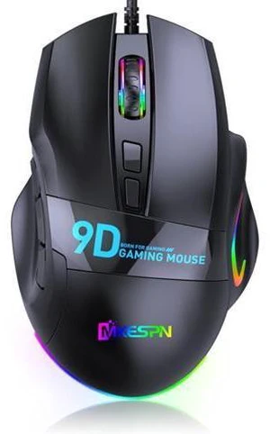 USB Wired Gaming Mouse, Laptop Gaming Mice with Thumb Rest, RGB LED Light 6-Level-Adjustable DPI Programmable Gaming Mouse with Side Buttons, Ergonomic Computer Mouse for PC Laptop USB Wired Gaming Mouse, Laptop Gaming Mice with Thumb Rest, RGB LED Light 6-Level-Adjustable DPI Programmable Gaming Mouse with Side Buttons, Ergonomic Computer Mouse for PC Laptop