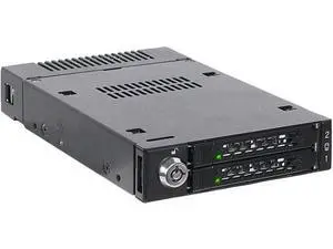 ICY DOCK ToughArmor MB834M2K-B 2 x M.2 PCIe NVMe SSD Mobile Rack for External 3.5" Drive Bay ICY DOCK ToughArmor MB834M2K-B 2 x M.2 PCIe NVMe SSD Mobile Rack for External 3.5" Drive Bay