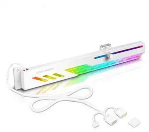 COOLMOON GT8 Graphics Card Bracket 5V ARGB Synchronous Horizontal Chassis Decoration GPU Support VGA Holder Video Card Stand(White) COOLMOON GT8 Graphics Card Bracket 5V ARGB Synchronous Horizontal Chassis Decoration GPU Support VGA Holder Video Card Stand(White)