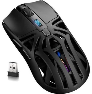 IHDAPP Wireless Gaming Mouse, 10000 DPI, Tri-Mode 2.4GHz/Bluetooth/Wired Mouse, 6 Buttons, Digital Display, Silent Mice, Rechargeable, Customizable Macro and RGB Backlight for PC/Mac/Laptop (Black) IHDAPP Wireless Gaming Mouse, 10000 DPI, Tri-Mode 2.4GHz/Bluetooth/Wired Mouse, 6 Buttons, Digital Display, Silent Mice, Rechargeable, Customizable Macro and RGB Backlight for PC/Mac/Laptop (Black)