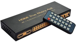4K HDMI Matrix Switch 6x2, 6 in 2 Out Video Multi-viewer Switcher Splitter Audio Extractor Multiviewer with IR Remote- Support Ultra HD 4K x 2K, 3D 1080P @60hz,ARC,PIP, EDID giyqxHw 4K HDMI Matrix Switch 6x2, 6 in 2 Out Video Multi-viewer Switcher Splitter Audio Extractor Multiviewer with IR Remote- Support Ultra HD 4K x 2K, 3D 1080P @60hz,ARC,PIP, EDID giyqxHw
