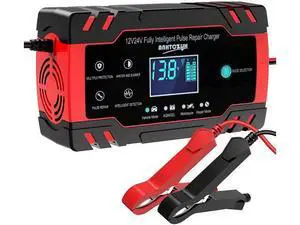 Car Battery Charger 8-Amp, 12V/24V Smart Automatic Car Battery Charger with 6 Charging Mode and LCD Screen, Intelligent Charges, Repairs, Maintains Car Motorcycle Boat Mower Battery giyqxHw Car Battery Charger 8-Amp, 12V/24V Smart Automatic Car Battery Charger with 6 Charging Mode and LCD Screen, Intelligent Charges, Repairs, Maintains Car Motorcycle Boat Mower Battery giyqxHw