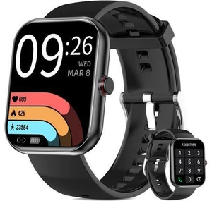 Smart Watch(Answer/Make Calls), 1.91" HD Touch Screen Fitness Watch with Blood Oxygen Heart Rate Sleep Monitor, 100+ Sports Modes, IP68 Waterproof Men's Women's Activity Trackers for Android iOS Smart Watch(Answer/Make Calls), 1.91" HD Touch Screen Fitness Watch with Blood Oxygen Heart Rate Sleep Monitor, 100+ Sports Modes, IP68 Waterproof Men's Women's Activity Trackers for Android iOS