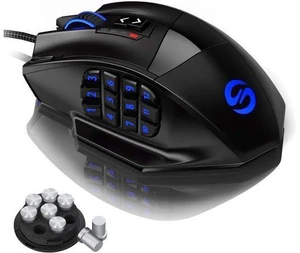UtechSmart Venus RGB Gaming Mouse, Wired 16400 DPI High Precision Laser Programmable MMO Computer Gaming Mice UtechSmart Venus RGB Gaming Mouse, Wired 16400 DPI High Precision Laser Programmable MMO Computer Gaming Mice