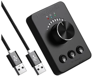 Multimedia Controller Knob, USB Volume Controller, One Key Mute PC Computer Speaker Audio Multimedia Volume Remote Control Adjuster with Bluetooth for Win7/8/10/XP/Mac/Vista/Android/iOS Multimedia Controller Knob, USB Volume Controller, One Key Mute PC Computer Speaker Audio Multimedia Volume Remote Control Adjuster with Bluetooth for Win7/8/10/XP/Mac/Vista/Android/iOS