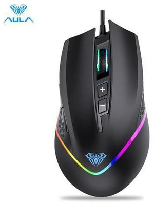 AULA F805 RGB Gaming Mouse 6400DPI Wired Backlit USB Computer Mouse Gamer 7 Programmable Buttons Ergonomic for Laptop Desktop AULA F805 RGB Gaming Mouse 6400DPI Wired Backlit USB Computer Mouse Gamer 7 Programmable Buttons Ergonomic for Laptop Desktop