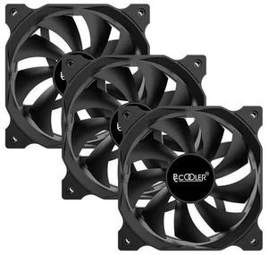120mm Case Fan 3 Pack Dark Night Series, 3M120FAN-HY High Performance Cooling PC Fan - Efficient Hydraulic Bearing - Low Vibration and Quiet Computer Fans for PC Fan, 120mm Fan 120mm Case Fan 3 Pack Dark Night Series, 3M120FAN-HY High Performance Cooling PC Fan - Efficient Hydraulic Bearing - Low Vibration and Quiet Computer Fans for PC Fan, 120mm Fan
