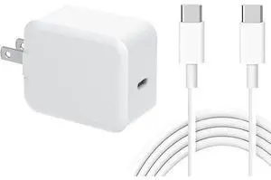30w USB-C Fast Charger, Compatible with MacBook Air M1 13.3 Inch /13 Inch 2018/2019/2020, MacBook 12 Inch 2015/2016/2017, iPad Pro/Air/Mini,Inclued 6.6ft USB-C Charger Cable 30w USB-C Fast Charger, Compatible with MacBook Air M1 13.3 Inch /13 Inch 2018/2019/2020, MacBook 12 Inch 2015/2016/2017, iPad Pro/Air/Mini,Inclued 6.6ft USB-C Charger Cable