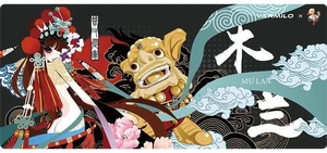 Varmilo Extra Large Mulan Beijing Opera Desk Pad/Mat with Stitched Edges Mouse Pad Varmilo Extra Large Mulan Beijing Opera Desk Pad/Mat with Stitched Edges Mouse Pad