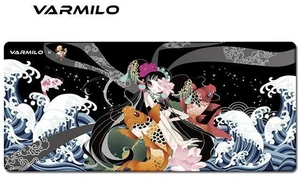 Varmilo Extra Large Beauty Closed Moon Beijing Opera Desk Pad/Mat with Stitched Edges Mouse Pad Varmilo Extra Large Beauty Closed Moon Beijing Opera Desk Pad/Mat with Stitched Edges Mouse Pad