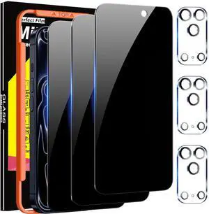 Privacy Screen Protector for iPhone 17 Pro Max, Tempered Glass Privacy Screen Protector for iPhone 17 Pro Max, Tempered Glass