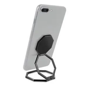 Cell Phone Ring Holder Finger Kickstand, 360° Rotation Metal Cellphone Back Grip Foldable Cell Phone Stand Adjustable Phone Holder Compatible with Most Smartphones(Black) Cell Phone Ring Holder Finger Kickstand, 360° Rotation Metal Cellphone Back Grip Foldable Cell Phone Stand Adjustable Phone Holder Compatible with Most Smartphones(Black)