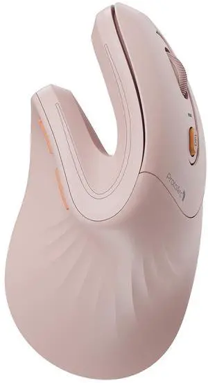EM11 NL Wireless Ergonomic Vertical Mouse, Rechargeable, Pink EM11 NL Wireless Ergonomic Vertical Mouse, Rechargeable, Pink