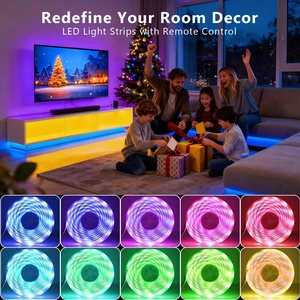 Led Strip Lights 300 ft Ultra Long Smart Light Strips with App Voice Control Remote, 2835 RGB Music Sync Color Changing Lights for Bedroom, Kitchen, Party,Home Decoration Led Strip Lights 300 ft Ultra Long Smart Light Strips with App Voice Control Remote, 2835 RGB Music Sync Color Changing Lights for Bedroom, Kitchen, Party,Home Decoration