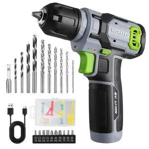 Cordless Power Drill Set, 8V Cordless Drill Driver Set with 53pcs Bits, 2.0Ah Electric Tool Kit with 3/8" Keyless Chuck and Variable Speed Trigger, Portable for Home Improvement, DIY Cordless Power Drill Set, 8V Cordless Drill Driver Set with 53pcs Bits, 2.0Ah Electric Tool Kit with 3/8" Keyless Chuck and Variable Speed Trigger, Portable for Home Improvement, DIY