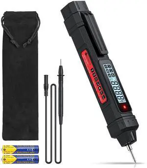 2 in 1 Pen Type Digital Multimeter Voltage Tester 4000 Counts Intelligent TRMS Multimeter Non-Contact Voltmeter for Testing AC/DC Voltage Resistance Continuity Capacitance Diode Live Wire 2 in 1 Pen Type Digital Multimeter Voltage Tester 4000 Counts Intelligent TRMS Multimeter Non-Contact Voltmeter for Testing AC/DC Voltage Resistance Continuity Capacitance Diode Live Wire