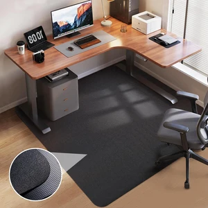 Office Chair Mat for Hardwood Floor: 53"x45" Large Black Rolling Chair Mat for Hard Wood and Tile Floor, Anti-Slip Heavy Duty Floor Protector Mat Under Computer Desk, Easy Glide Chair Mats for Home Office Chair Mat for Hardwood Floor: 53"x45" Large Black Rolling Chair Mat for Hard Wood and Tile Floor, Anti-Slip Heavy Duty Floor Protector Mat Under Computer Desk, Easy Glide Chair Mats for Home