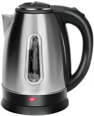 Electric Kettle, Stainless Steel 1.8 Liters Tea, Coffee Kettle & Hot Water Boiler, Auto Shut Off, Boil-Dry Protection with LED Ligh, Water Heater & Teapot, 360° Swivel Base, 1100W Electric Kettle, Stainless Steel 1.8 Liters Tea, Coffee Kettle & Hot Water Boiler, Auto Shut Off, Boil-Dry Protection with LED Ligh, Water Heater & Teapot, 360° Swivel Base, 1100W