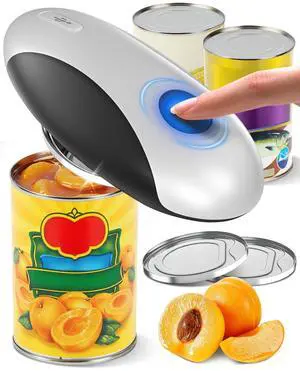 Electric Can Opener, Automatic Rechargeable Can Openers with One-Touch Smooth Edge & Magnetic Lid - Hands-Free Easy-Grip Opener for Seniors with Arthritis and Most Cans Electric Can Opener, Automatic Rechargeable Can Openers with One-Touch Smooth Edge & Magnetic Lid - Hands-Free Easy-Grip Opener for Seniors with Arthritis and Most Cans
