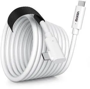 Link Cable 16FT Compatible with Meta/Oculus Quest 3S, Quest 3, Quest 2/Pro, PICO 4 Accessories VR Headsets, Charging Cord and High Speed Data Wire, Charging Cable for Steam Gaming PC (16FT) Link Cable 16FT Compatible with Meta/Oculus Quest 3S, Quest 3, Quest 2/Pro, PICO 4 Accessories VR Headsets, Charging Cord and High Speed Data Wire, Charging Cable for Steam Gaming PC (16FT)