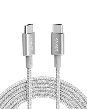 USB C to USB C Cable, Type-C Charging Cord Fast Charge(100W), for iPhone 17/17 pro, MacBook and More (1, Sliver, 10ft) USB C to USB C Cable, Type-C Charging Cord Fast Charge(100W), for iPhone 17/17 pro, MacBook and More (1, Sliver, 10ft)