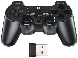 Wireless PC Gaming Controller, Dual-Vibration Steam Joystick Gamepad Computer Game Controller for PC Windows 7/8/10/11 Wireless PC Gaming Controller, Dual-Vibration Steam Joystick Gamepad Computer Game Controller for PC Windows 7/8/10/11