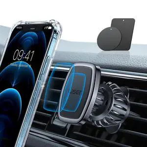 Magnetic Phone Holder for Car, Car Phone Holder Magnetic with Upgraded Clip & Ultra 6 Strong Magnets, Magnetic Car Phone Mount Magnet for Car Automobile Cradles, Soporte de Telefono para carro Magnetic Phone Holder for Car, Car Phone Holder Magnetic with Upgraded Clip & Ultra 6 Strong Magnets, Magnetic Car Phone Mount Magnet for Car Automobile Cradles, Soporte de Telefono para carro