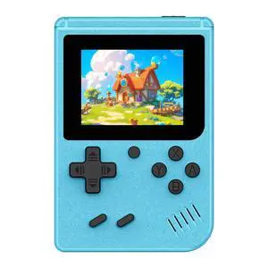 Retro Handheld Games Console Built-in 400 Video Games, Portable Handheld Emulator with 3.0 Inch Screen, Mini Travel Retro Gaming Consle (Blue) Retro Handheld Games Console Built-in 400 Video Games, Portable Handheld Emulator with 3.0 Inch Screen, Mini Travel Retro Gaming Consle (Blue)
