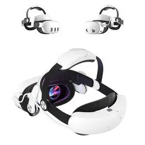 Head Strap for Oculus Meta Quest 3/3S with Battery, Adjustable VR Accessories with One-Click Fit, Rear Cushion Dial, 24H Playtime, VR Head Strap Reduce Facial Stress for Gaming Comfort Head Strap for Oculus Meta Quest 3/3S with Battery, Adjustable VR Accessories with One-Click Fit, Rear Cushion Dial, 24H Playtime, VR Head Strap Reduce Facial Stress for Gaming Comfort