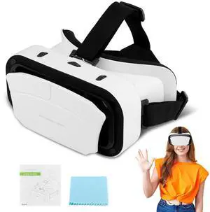 Virtual Reality Goggles, 3D VR Glasses Adjustable VR Virtual Reality Headset with Wide Angle Lens, Universal 3D VR Headset for Kids Adults, HD Goggles for Phone Movies Games Virtual Reality Goggles, 3D VR Glasses Adjustable VR Virtual Reality Headset with Wide Angle Lens, Universal 3D VR Headset for Kids Adults, HD Goggles for Phone Movies Games