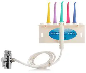 Water Dental Flosser for Family Use 5 Color Jet Tips for Faucet & Shower Water Dental Flosser for Family Use 5 Color Jet Tips for Faucet & Shower