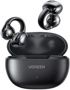 Open Ear Earbuds Bluetooth 5.4 Clip On Wireless Headphones ENC Mic for Clear Calls 30H Playtime IPX5 Waterproof Earphones for Running Workout, Cyclists, Compatible with iPhone, Black Open Ear Earbuds Bluetooth 5.4 Clip On Wireless Headphones ENC Mic for Clear Calls 30H Playtime IPX5 Waterproof Earphones for Running Workout, Cyclists, Compatible with iPhone, Black