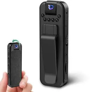 Mini Body Camera HD 1080P Portable Video Recorder with 180° Rotatable Lens Wearable Camcorder with Night Vision Police Body cam for Sport/Delivery/Travel/Law Enforcement Mini Body Camera HD 1080P Portable Video Recorder with 180° Rotatable Lens Wearable Camcorder with Night Vision Police Body cam for Sport/Delivery/Travel/Law Enforcement