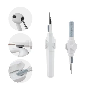 360° Rotating Cleaner Kit for Airpods Pro 1 2 3 Multi-Function Cleaning Pen with Soft Brush Flocking Sponge for Bluetooth Earphones Case Cleaning Tools 360° Rotating Cleaner Kit for Airpods Pro 1 2 3 Multi-Function Cleaning Pen with Soft Brush Flocking Sponge for Bluetooth Earphones Case Cleaning Tools