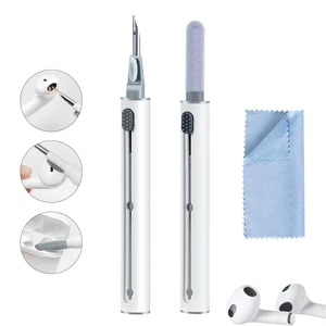 Airpod Cleaner Kit, Earbud Cleaning Kit for Airpods Pro 1 2 3,Multi-Function Cleaning Pen with Soft Brush Flocking Sponge, Suitable for Bluetooth Headset, Charging Box, Mobile Phone,Earbud (1Pcs) Airpod Cleaner Kit, Earbud Cleaning Kit for Airpods Pro 1 2 3,Multi-Function Cleaning Pen with Soft Brush Flocking Sponge, Suitable for Bluetooth Headset, Charging Box, Mobile Phone,Earbud (1Pcs)