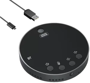 Cykvis Conference Speaker and Microphone, Bluetooth Speakerphone for Small Meeting Room & Home OfficeWireless Conference Speaker 360°Voice Pick up with Noise Cancellation Mics for Computer/Laptop Cykvis Conference Speaker and Microphone, Bluetooth Speakerphone for Small Meeting Room & Home OfficeWireless Conference Speaker 360°Voice Pick up with Noise Cancellation Mics for Computer/Laptop