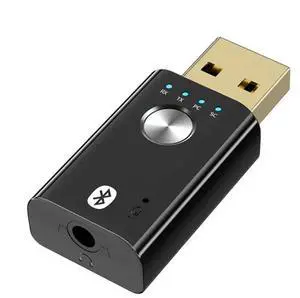 Premium-Select 4 in 1 USB Bluetooth 5.0 Adapter 3.5mm Jack AUX BT Receiver Premium-Select 4 in 1 USB Bluetooth 5.0 Adapter 3.5mm Jack AUX BT Receiver
