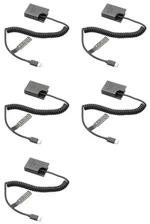 5X EL14 Dummy Coupler Type-C Spring Cable For D3100 D3500 D5100 D5200 D5300 D5600 P7000 P7100 P7700 P7800 5X EL14 Dummy Coupler Type-C Spring Cable For D3100 D3500 D5100 D5200 D5300 D5600 P7000 P7100 P7700 P7800