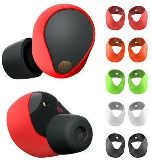 5 Pairs Protective Ear Cover for WF-1000XM5 Headphones Silicone Ear Tips Cover Accessories Anti-Slip Ear Caps Replacement 5 Pairs Protective Ear Cover for WF-1000XM5 Headphones Silicone Ear Tips Cover Accessories Anti-Slip Ear Caps Replacement
