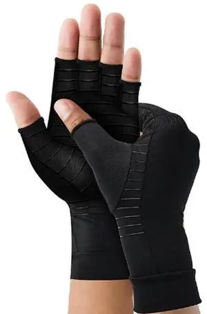 Arthritis Gloves Hand Support Wrist Brace For Swelling - Fingerless Compression Gloves Wrist Pain Support Women Men Arthritis Gloves Hand Support Wrist Brace For Swelling - Fingerless Compression Gloves Wrist Pain Support Women Men