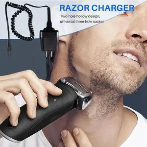 Power Cord for Braun Shaver Series 7 3 5 S3 Charger for Braun Electric Razor 190/199 Replacement 12V Adapter US Plug Power Cord for Braun Shaver Series 7 3 5 S3 Charger for Braun Electric Razor 190/199 Replacement 12V Adapter US Plug
