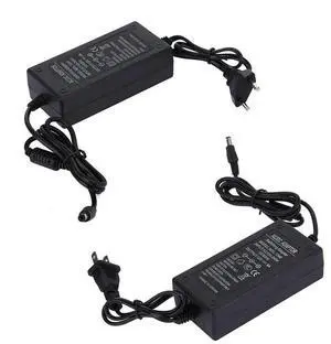 12V 4A AC to DC Power Adapter Dual Cable Converter Universal 5.5x2.1-2.5mm 12V 4A AC to DC Power Adapter Dual Cable Converter Universal 5.5x2.1-2.5mm