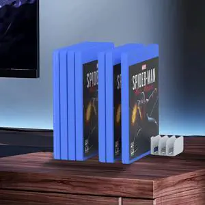 For Slim Cooling Fan Horizontal Stand &Game Card Box Holder External Fan Cooler for 5 Slim Game Accessories For Slim Cooling Fan Horizontal Stand &Game Card Box Holder External Fan Cooler for 5 Slim Game Accessories