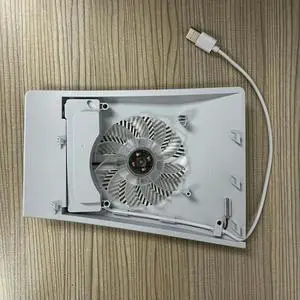 For PS5 Slim Console Cooling Fan Side-Mounted Cooling Fan Console Cooler External Cooler Fan for 5 Slim Accessories For PS5 Slim Console Cooling Fan Side-Mounted Cooling Fan Console Cooler External Cooler Fan for 5 Slim Accessories