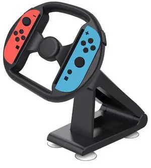 Racing Steering Wheel with Suction Cup Base Racing Wheel Grip for Switch2 for Joy-Con Accessories Racing Steering Wheel with Suction Cup Base Racing Wheel Grip for Switch2 for Joy-Con Accessories