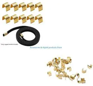 10pcs Open Timing Rubber Belt Fixing Connectors Printer Accessory for Ender3 10pcs Open Timing Rubber Belt Fixing Connectors Printer Accessory for Ender3